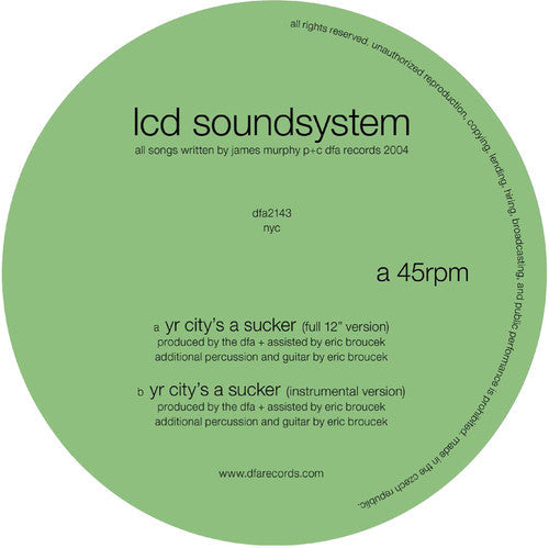 Yr City's a Sucker [12" Vinyl]