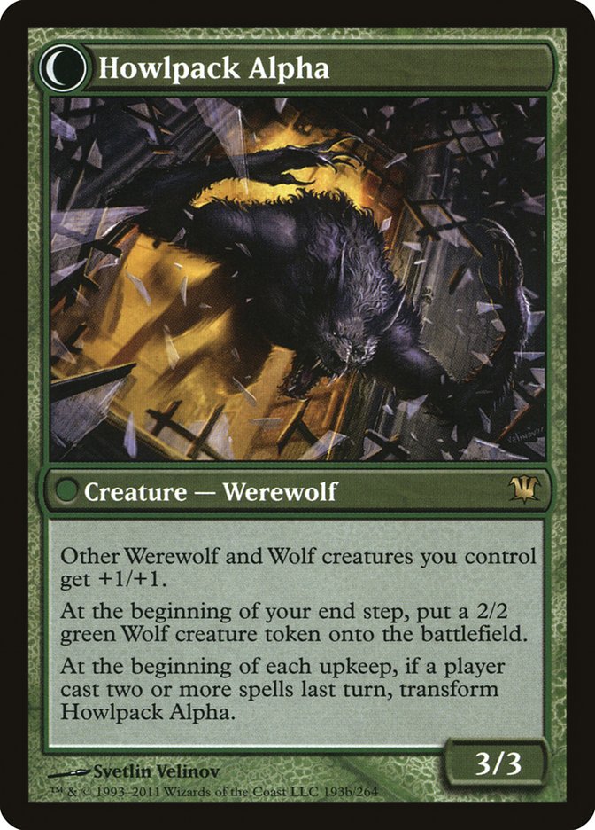 Mayor of Avabruck // Howlpack Alpha (ISD-193) - Innistrad: (Double Faced Transform) Foil