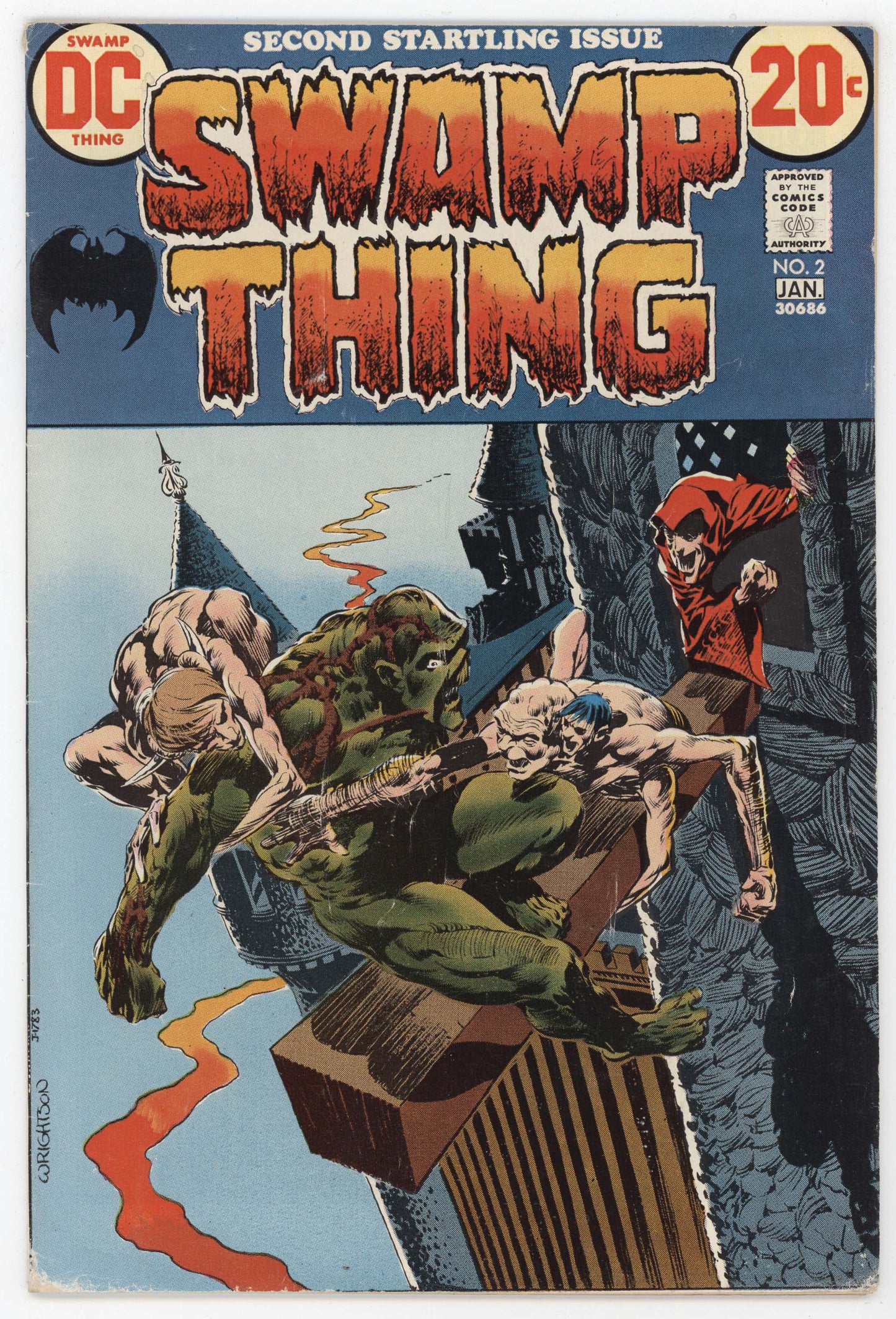 Swamp Thing 2 DC 1973 VG FN Bernie Wrightson Len Wein
