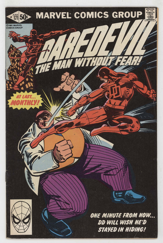 Daredevil 171 Marvel 1981 VF Frank Miller Klaus Janson Kingpin Bullseye