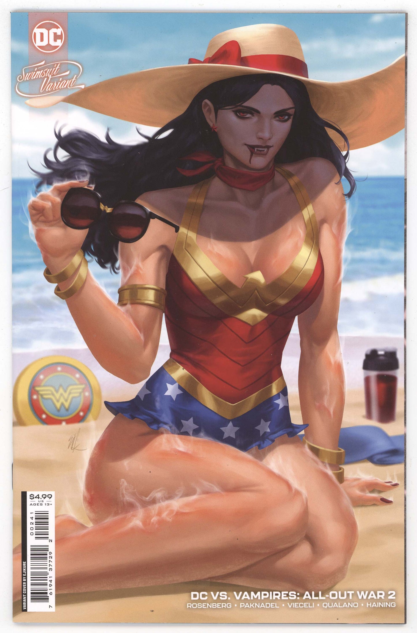 Dc Vs Vampires All-Out War #2 (Of 6) D Ejikure Swimsuit Variant Wonder Woman GGA (08/16/2022) Dc