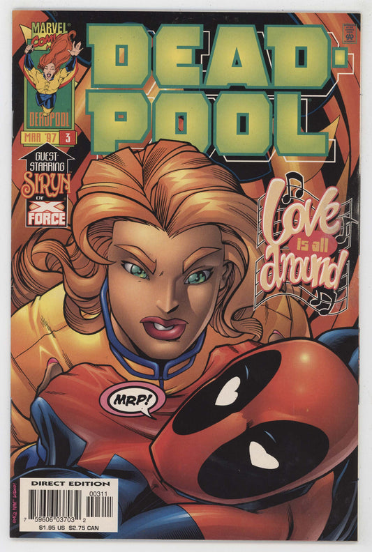 Deadpool 3 Marvel 1997 VF NM Joe Kelly Ed McGuinness Siryn