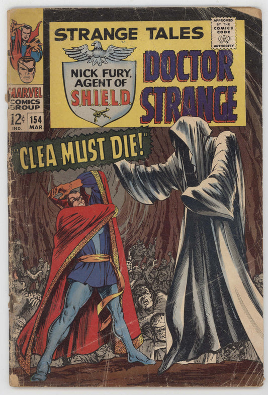 Strange Tales 154 Marvel 1967 GD Dr. Strange Nick Fury 1st Dreadnought