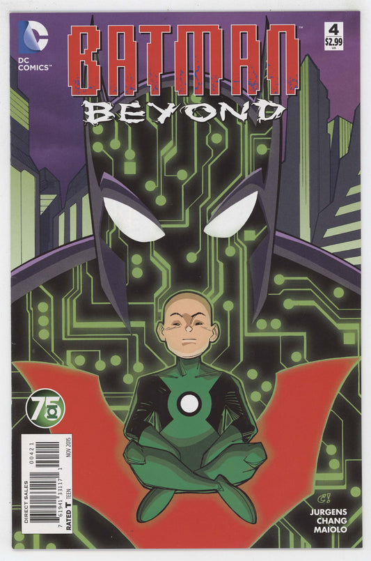 Batman Beyond 4 B DC 2015 NM- 9.2 Craig Rousseau Green Lantern 75 Variant