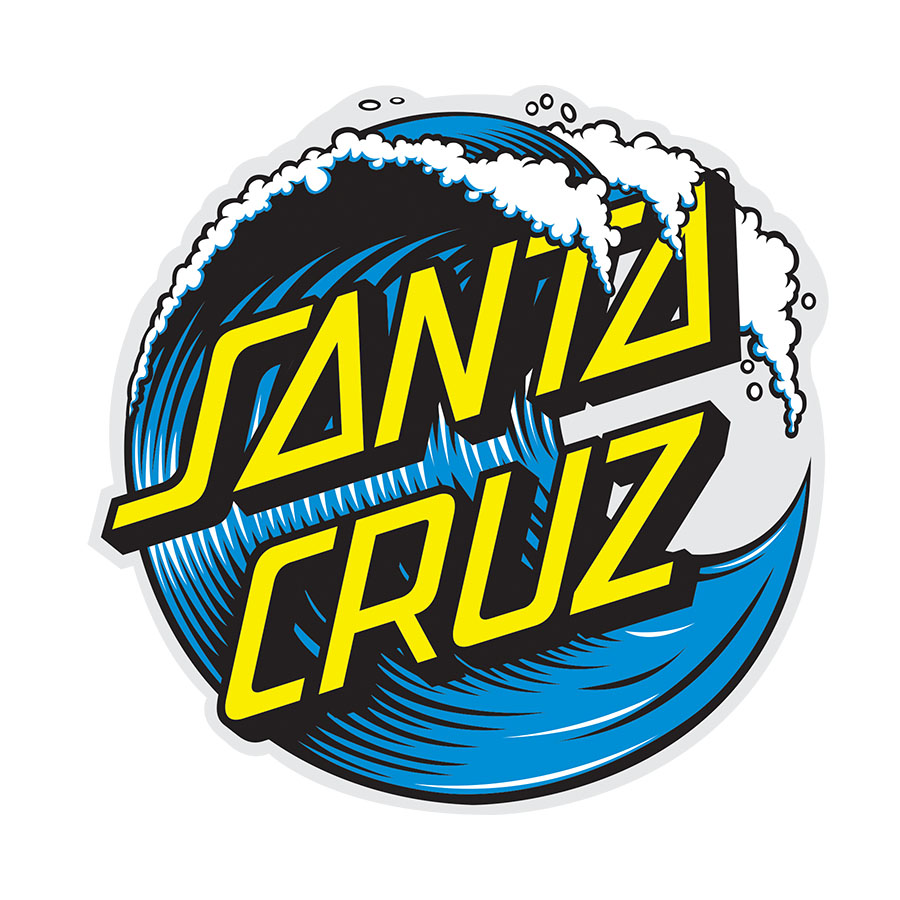 Santa Cruz Skateboards Wave Dot Sticker / Decal