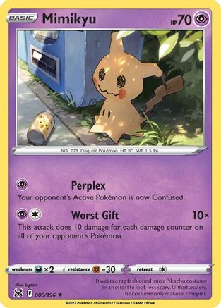 Mimikyu 080/196 - SWSH11 Lost Origin