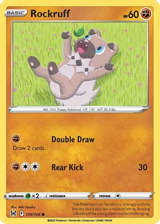 Rockruff 109/196 - SWSH11 Lost Origin