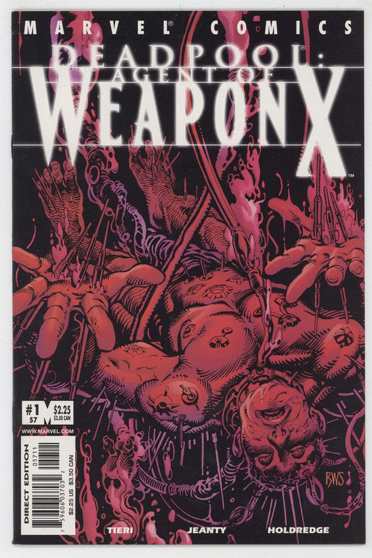 Deadpool 57 Marvel 2001 NM Agent Of Weapon X Barry Windsor Smith