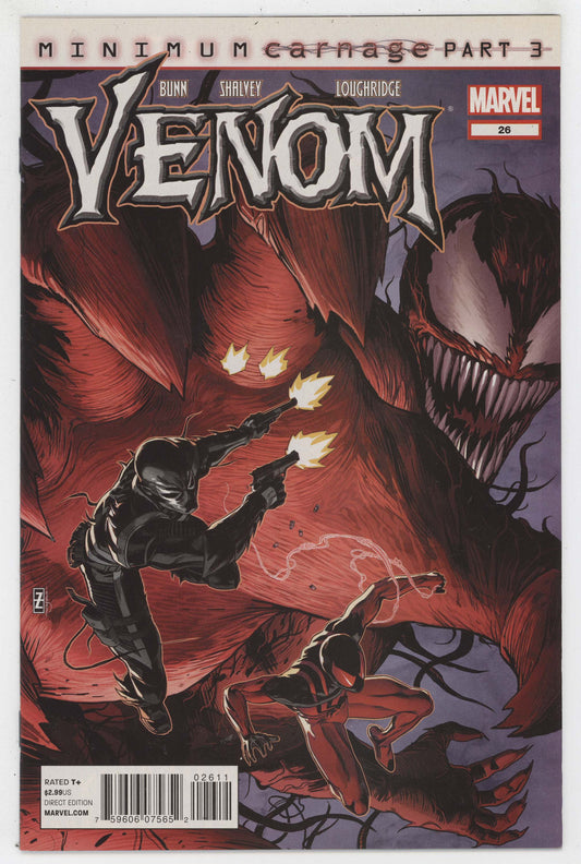 Venom 26 Marvel 2012 NM Patrick Zircher Cullen Bunn Minimum Carnage