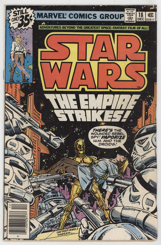 Star Wars 18 Marvel 1978 FN Luke Skywalker C-3PO Uncanny X-Men 136 Homage