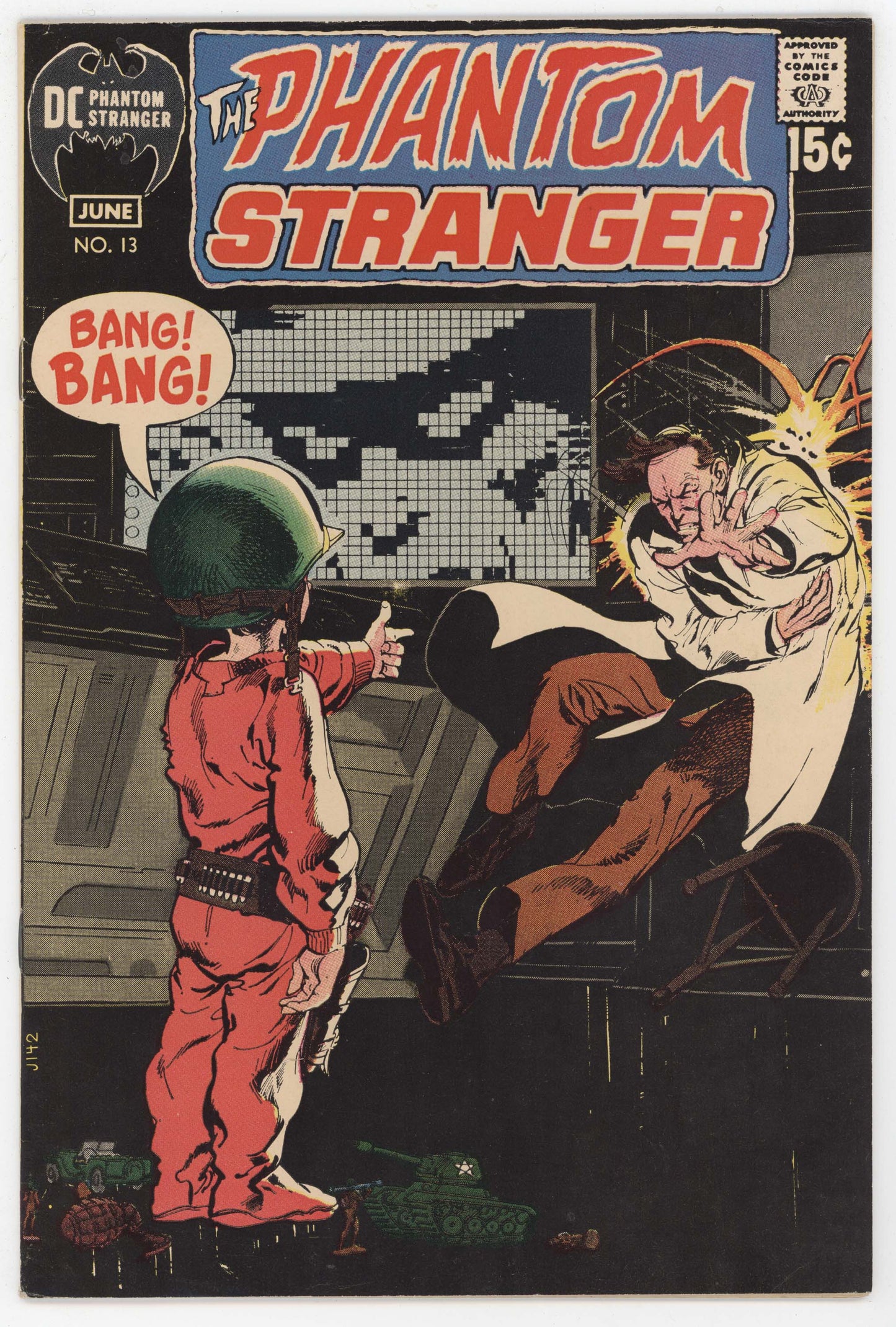 Phantom Stranger 13 DC 1971 VF Neal Adams Toy Gun Child Soldier