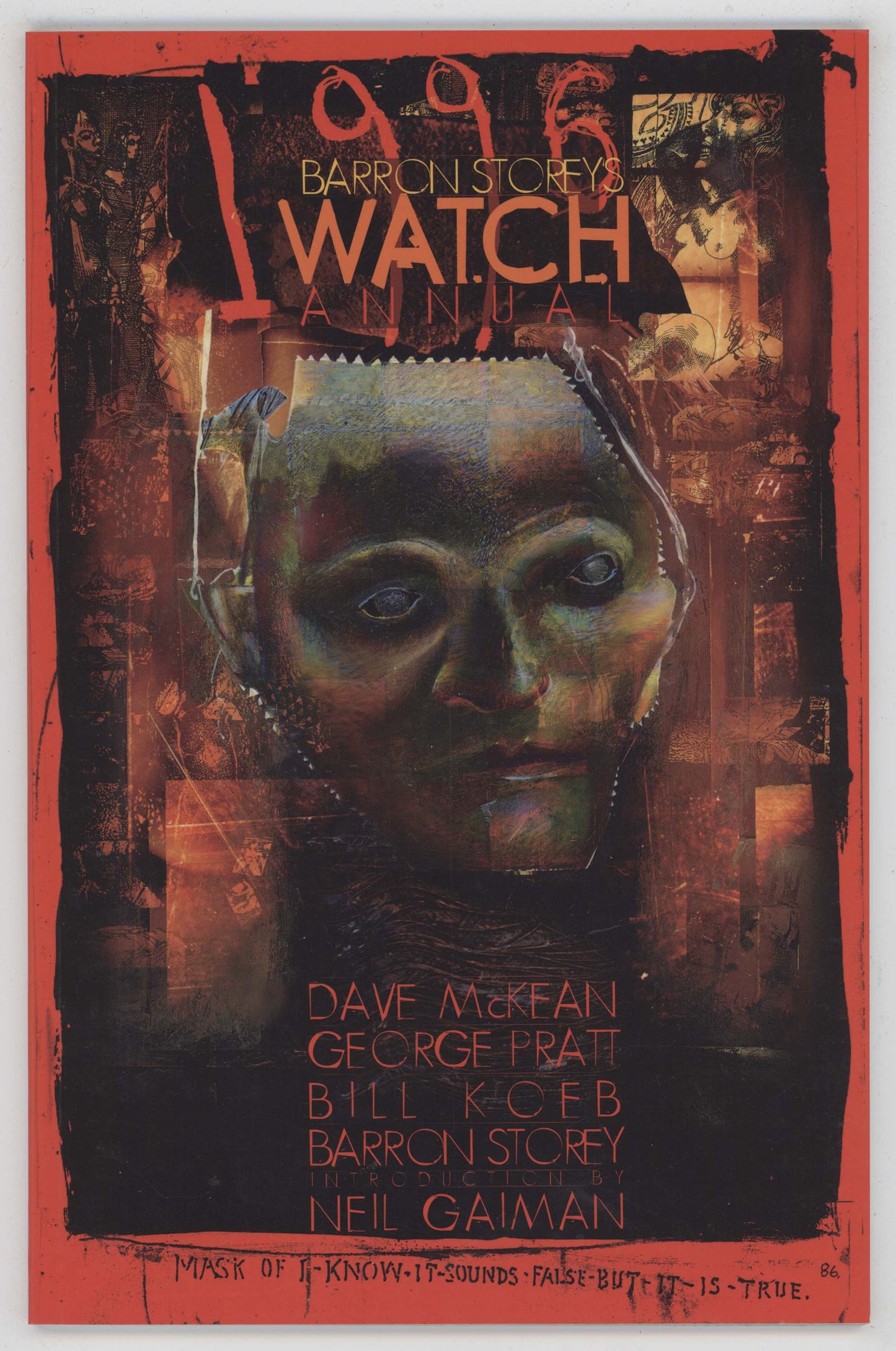 Barron Storey's Watch Annual Vanguard 1996 NM+ 9.6 Dave McKean George Pratt