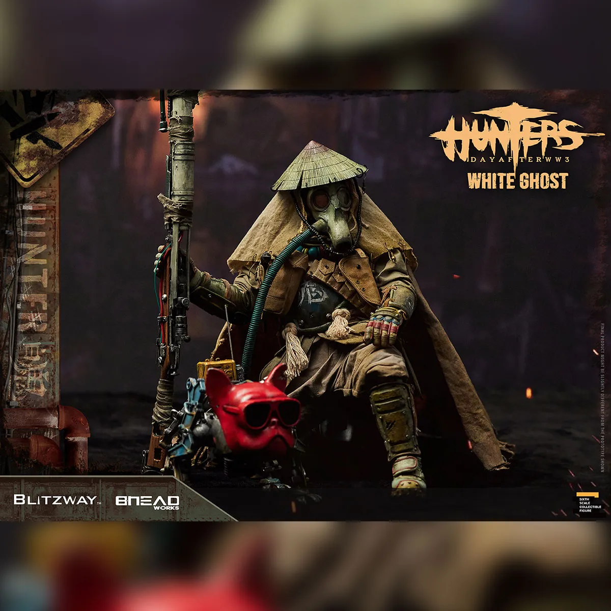 White Ghost Hunters: Day After WWIII Blitzway 1:6 Scale Figure