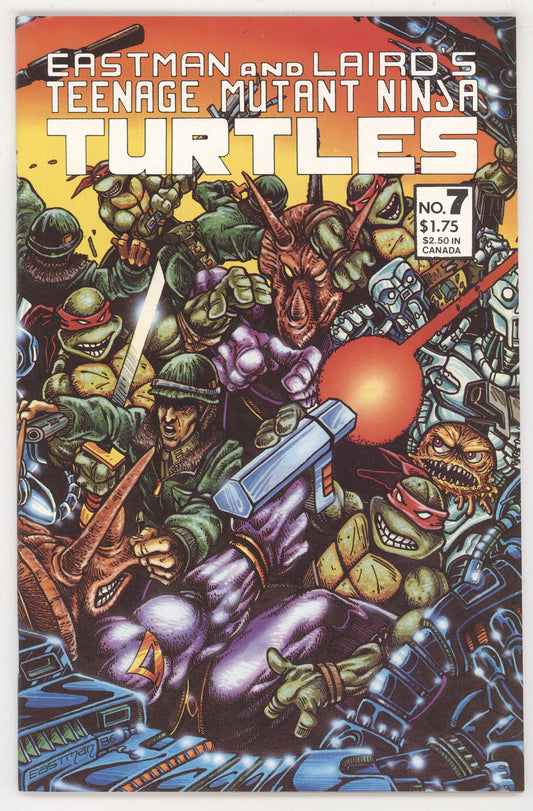 Teenage Mutant Ninja Turtles 7 Mirage 1986 NM 1st Print Kevin Eastman TMNT