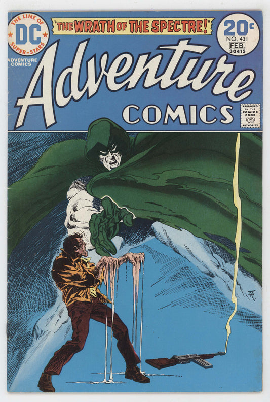 Adventure Comics 431 DC 1974 FN Jim Aparo Alex Toth Spectre