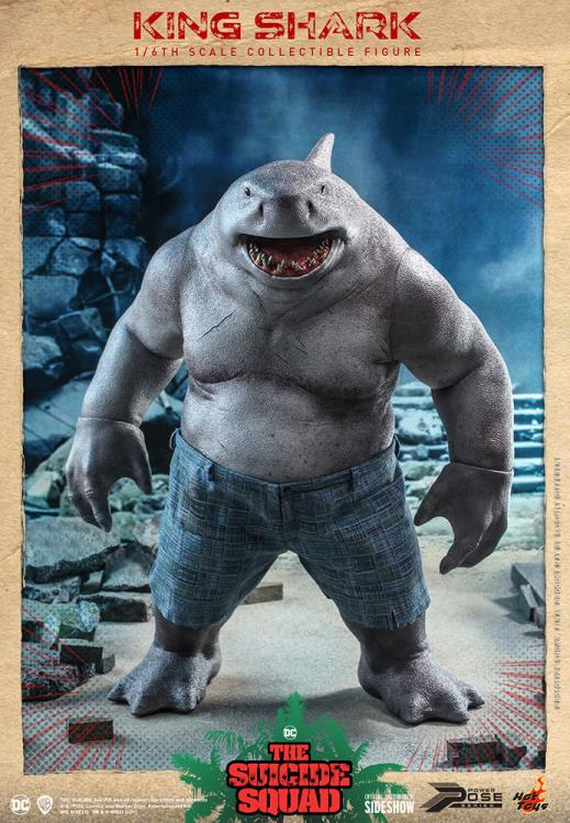 Suicide Squad King Shark Hot Toys 1:6 Action Figure DC Sideshow NIB