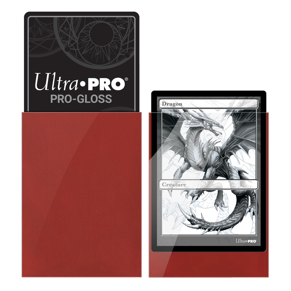 Ultra PRO: Standard 50ct Sleeves - PRO-Gloss (Red)