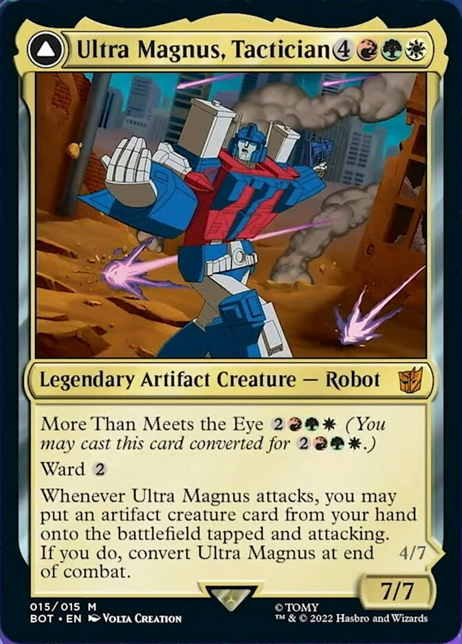 Ultra Magnus, Tactician // Ultra Magnus, Armored Carrier (BOT-015) - Transformers: (convertdfc) Foil