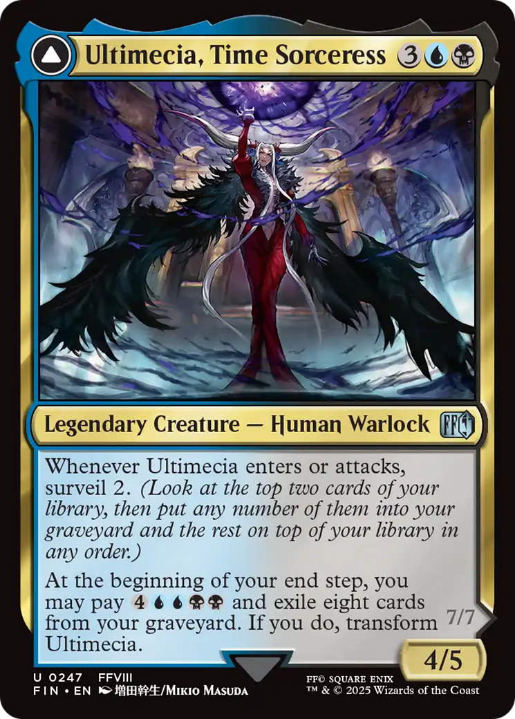Ultimecia, Time Sorceress // Ultimecia, Omnipotent (FIN-247) - FINAL FANTASY