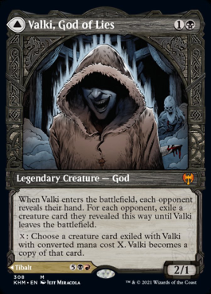 Valki, God of Lies // Tibalt, Cosmic Impostor (KHM-308) - Kaldheim: (Showcase)