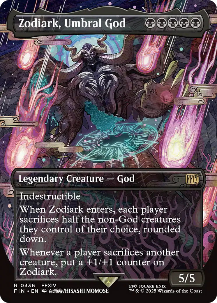 Zodiark, Umbral God (FIN-336) - FINAL FANTASY (Borderless)