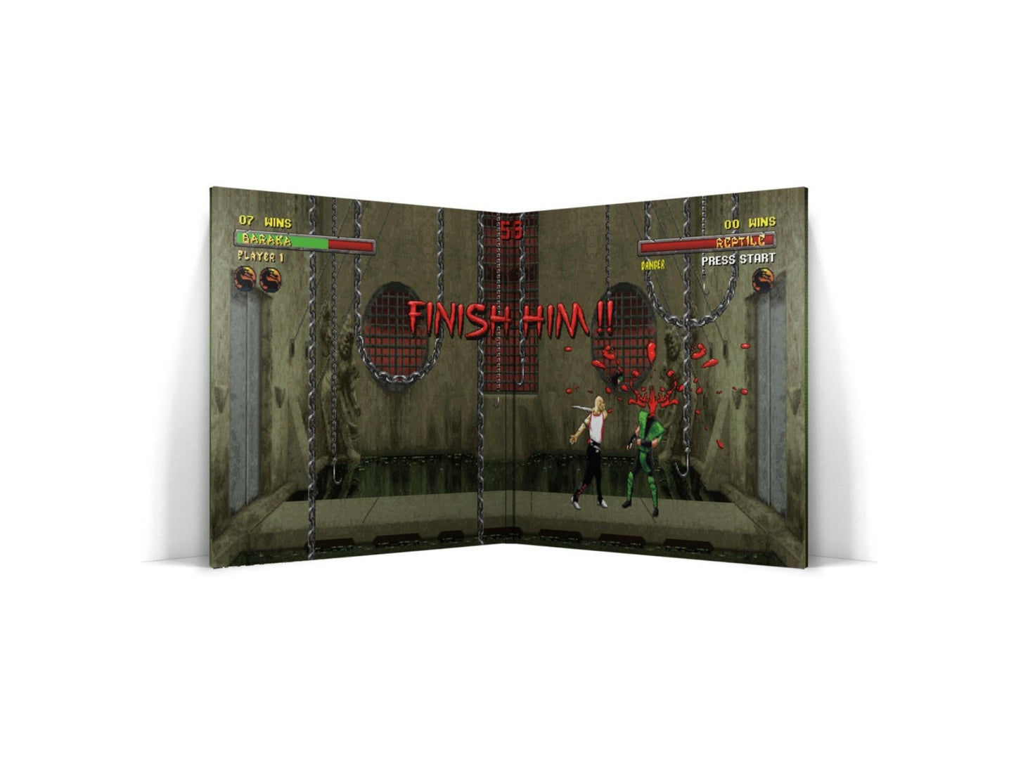 Mortal Kombat I and II - Music From The Arcade Game Soundtracks (Limited Edition Red & Black Swirl Colored Vinyl)