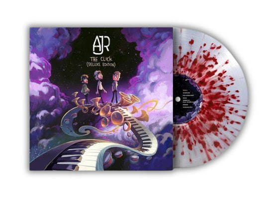 AJR - Click (Limited Edition Clear w/ Red Splatter Colored Vinyl)