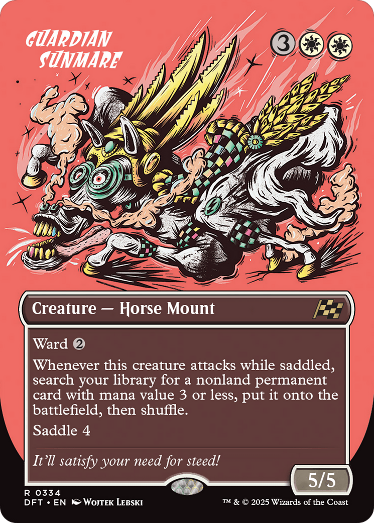 Guardian Sunmare (DFT-334) - Aetherdrift (Borderless) Foil