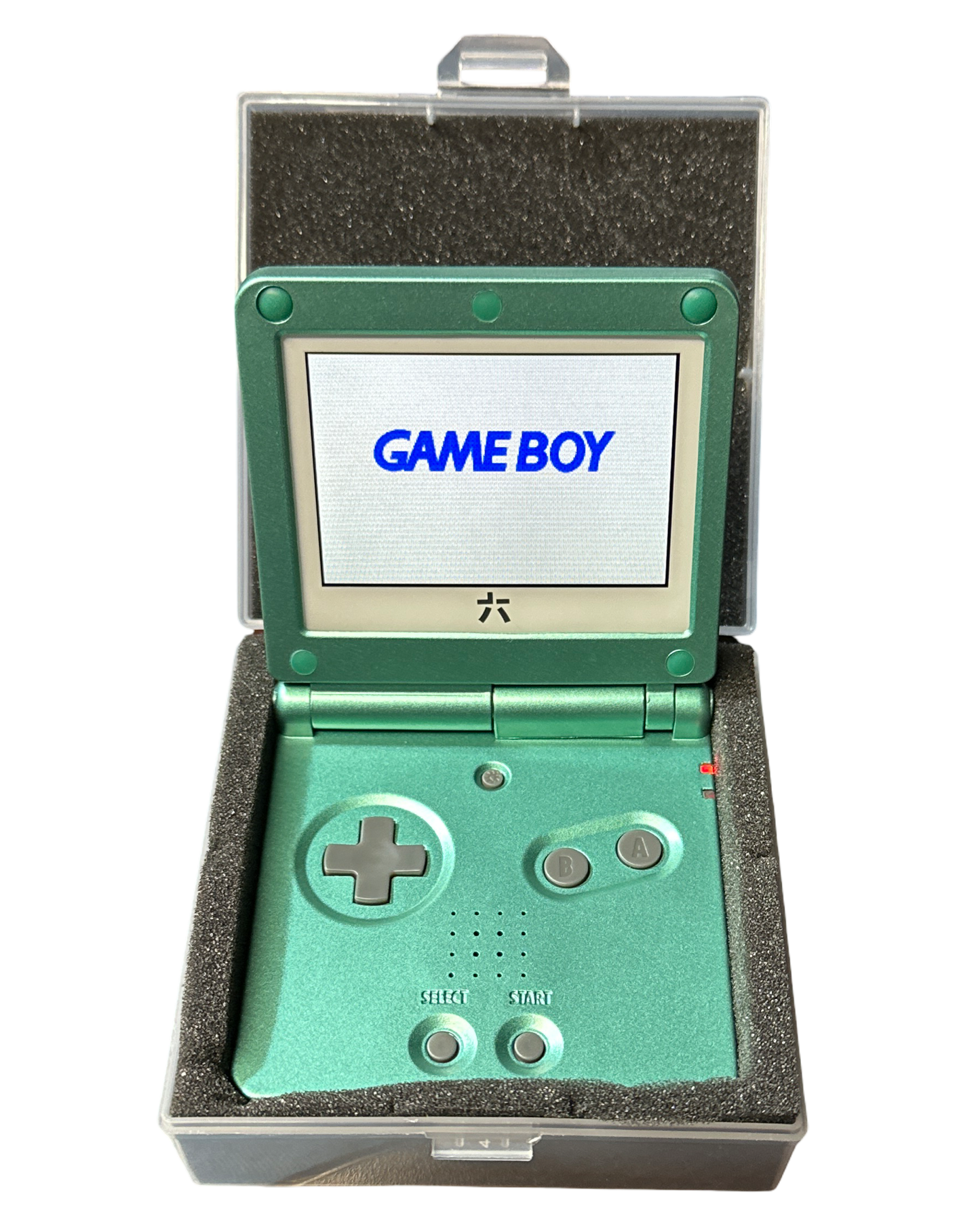 Modded Rayquaza Gameboy Advance SP Console