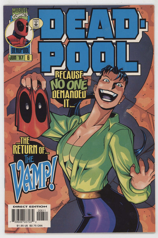 Deadpool 6 Marvel 1997 VF Joe Kelly Ed McGuinness Vamp GGA