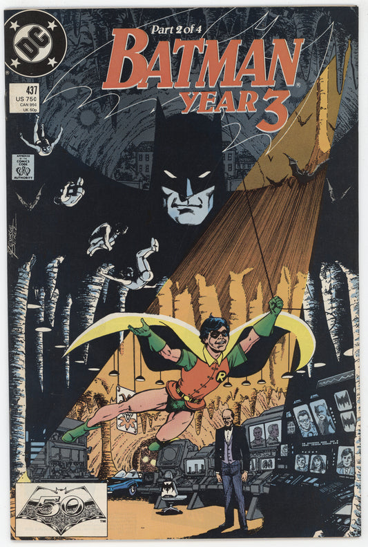 Batman 437 DC 1989 NM George Perez Marv Wolfman Tim Drake Year 3