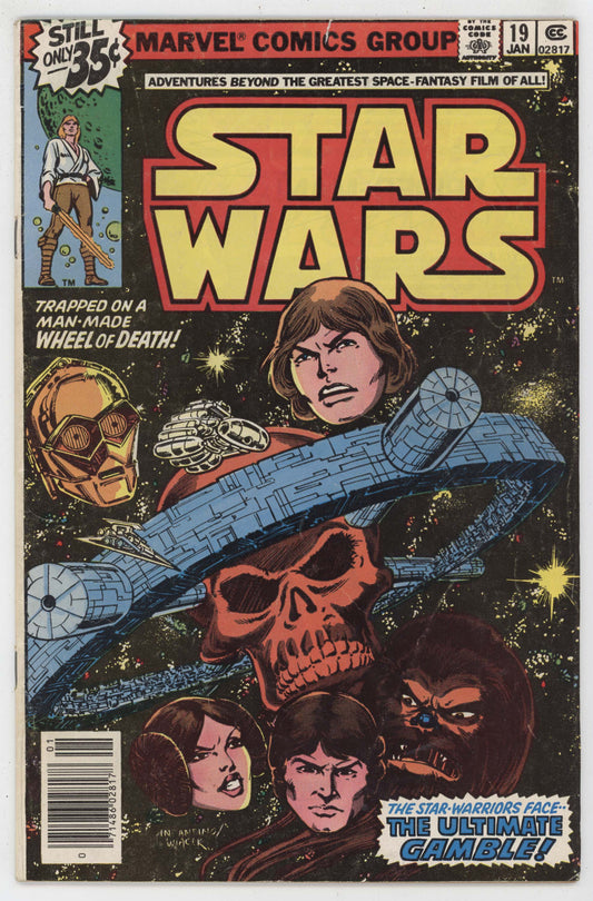 Star Wars 19 Marvel 1979 VG FN Luke Skywalker C-3PO Princess Leia Han Solo