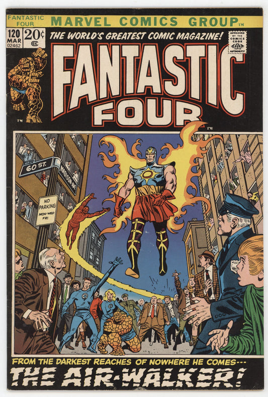 Fantastic Four 120 Marvel 1972 FN 1st Air-Walker Stan Lee John Busema