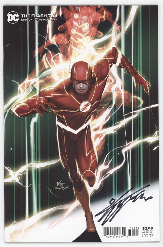 The Flash #764 Signed by Inhyuk Lee COA Marvel