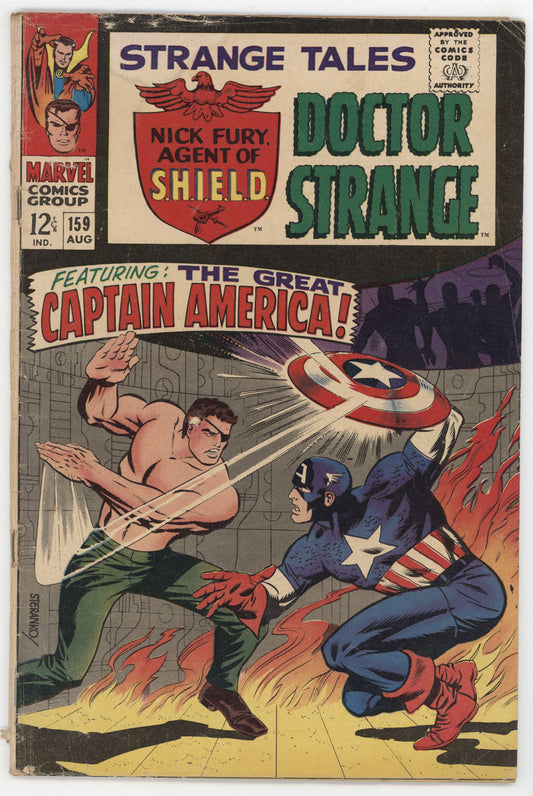 Strange Tales 159 Marvel 1967 VG Nick Fury Captain America Jim Steranko