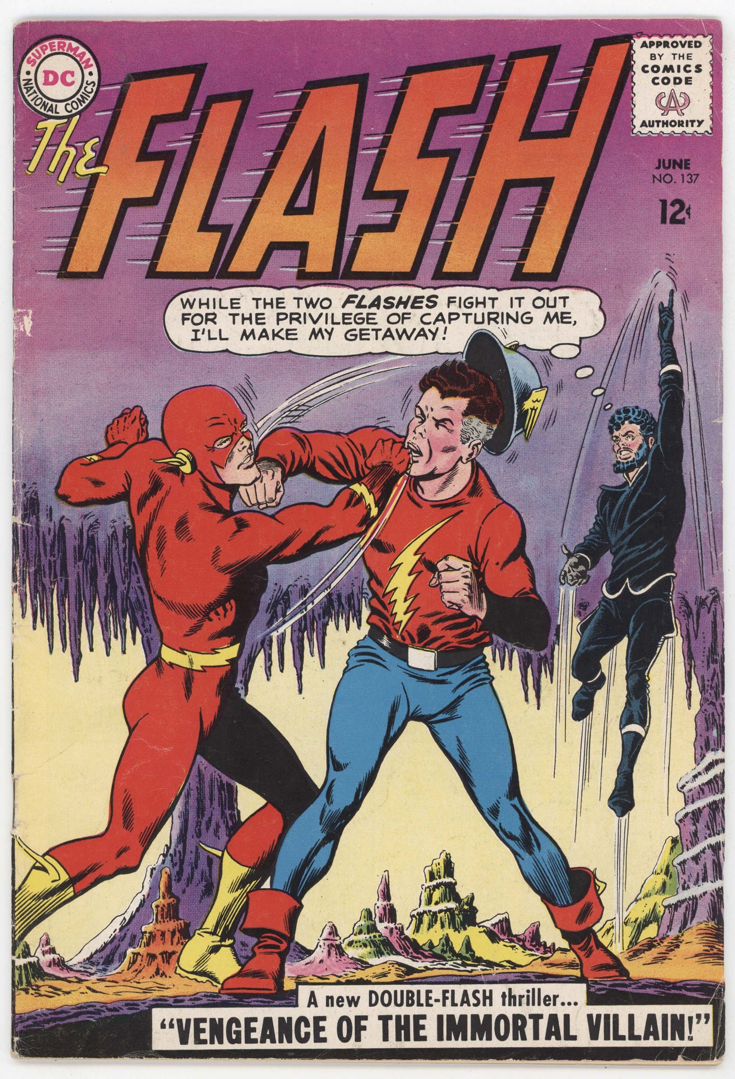 Flash 137 DC 1963 VG FN 1st Vandal Savage Legends Of Tomorrow Arrow