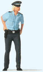 Preiser 28237 HO Scale Police Woman Individual Figure