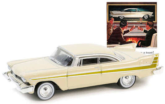 Greenlight 39140-B 1/64 Scale 1957 Plymouth Fury Vintage Ad Cars Series 10