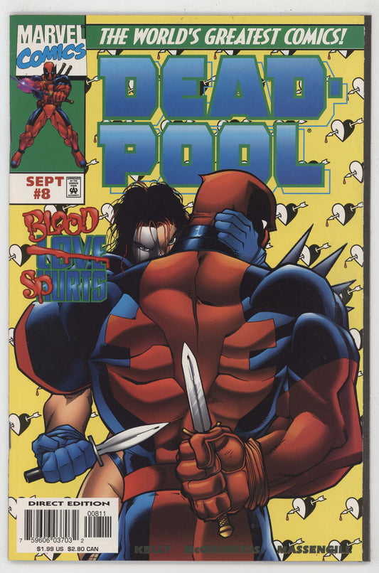 Deadpool 8 Marvel 1997 NM+ 9.6 Joe Kelly Ed McGuinness Typhoid Mary