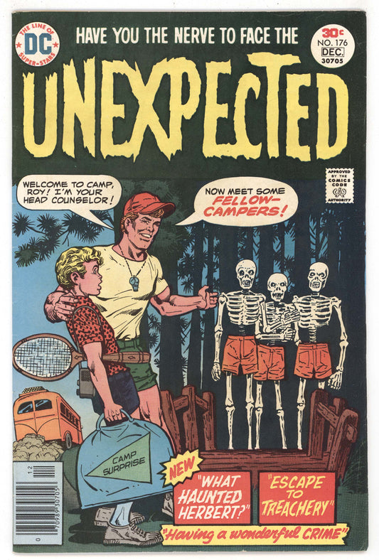 Unexpected 176 DC 1976 FN Jack Sparling Skeleton Summer Camp