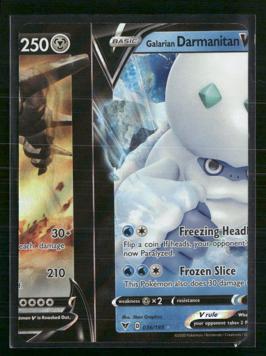 Pokemon Darmanitan-onix Error card