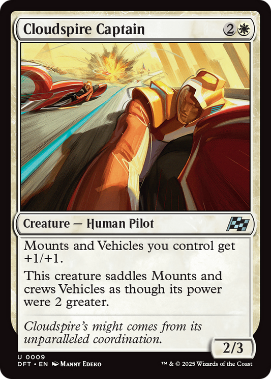 Cloudspire Captain (DFT-009) - Aetherdrift Foil