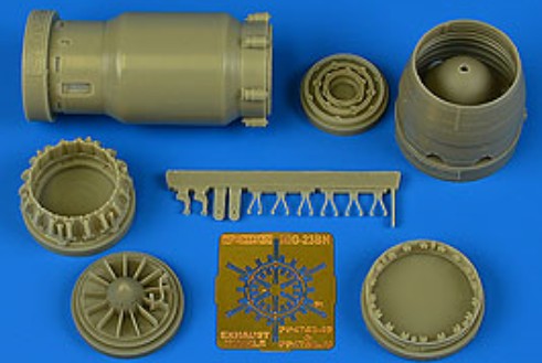 Aires 4758 1/48 MiG23BN Early Exhaust Nozzle Opened For TSM