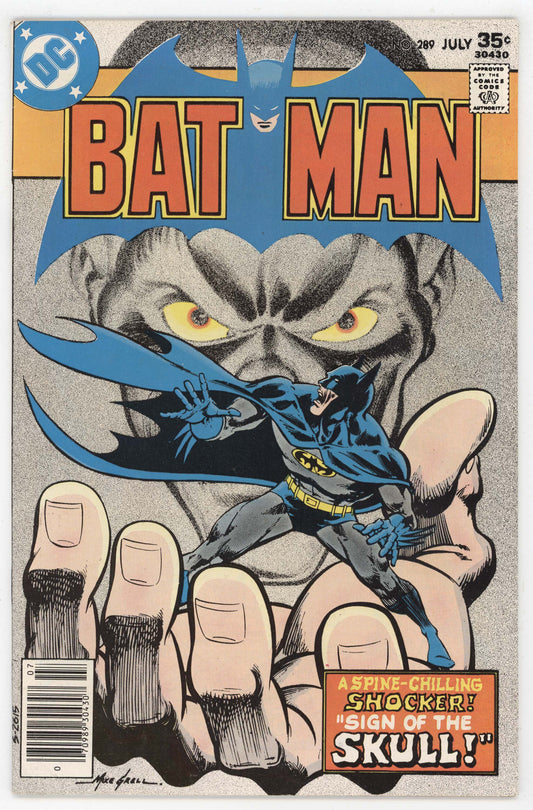 Batman 289 DC 1977 FN VF Mike Grell Skull Dugger