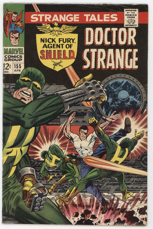 Strange Tales 155 Marvel 1967 FN Nick Fury Dr. Strange Jim Steranko