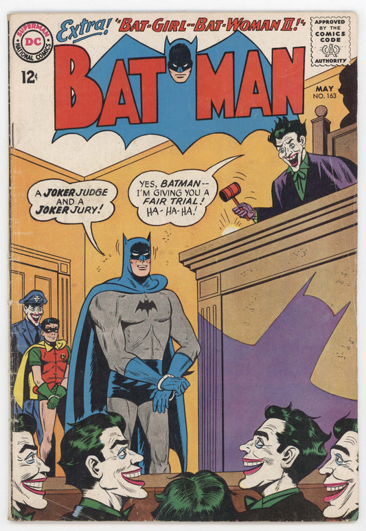 Batman 163 DC 1964 VG FN Sheldon Moldoff Joker Judge Jury Police Robin