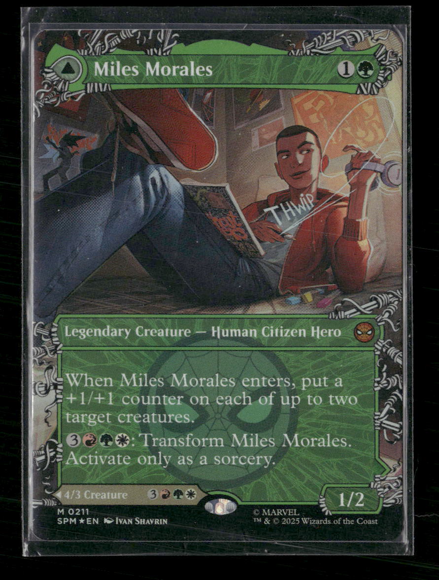 Miles Morales (0211) (Borderless) Marvel's Spider-Man #211