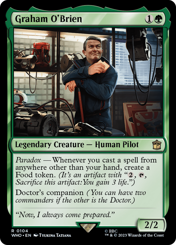 Graham O'Brien (WHO-104) - Doctor Who Foil