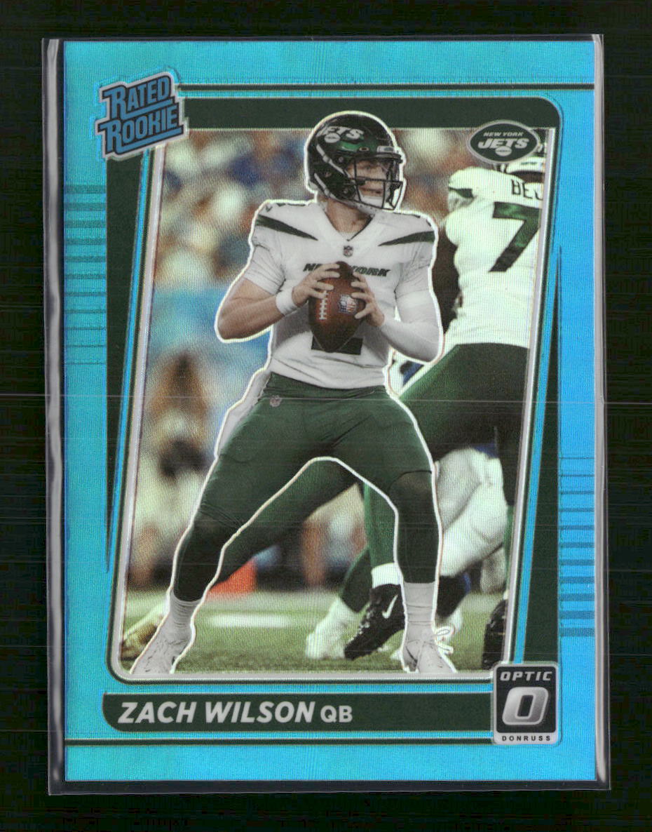 Zach Wilson 2021 Donruss Optic #202 Aqua #/299
