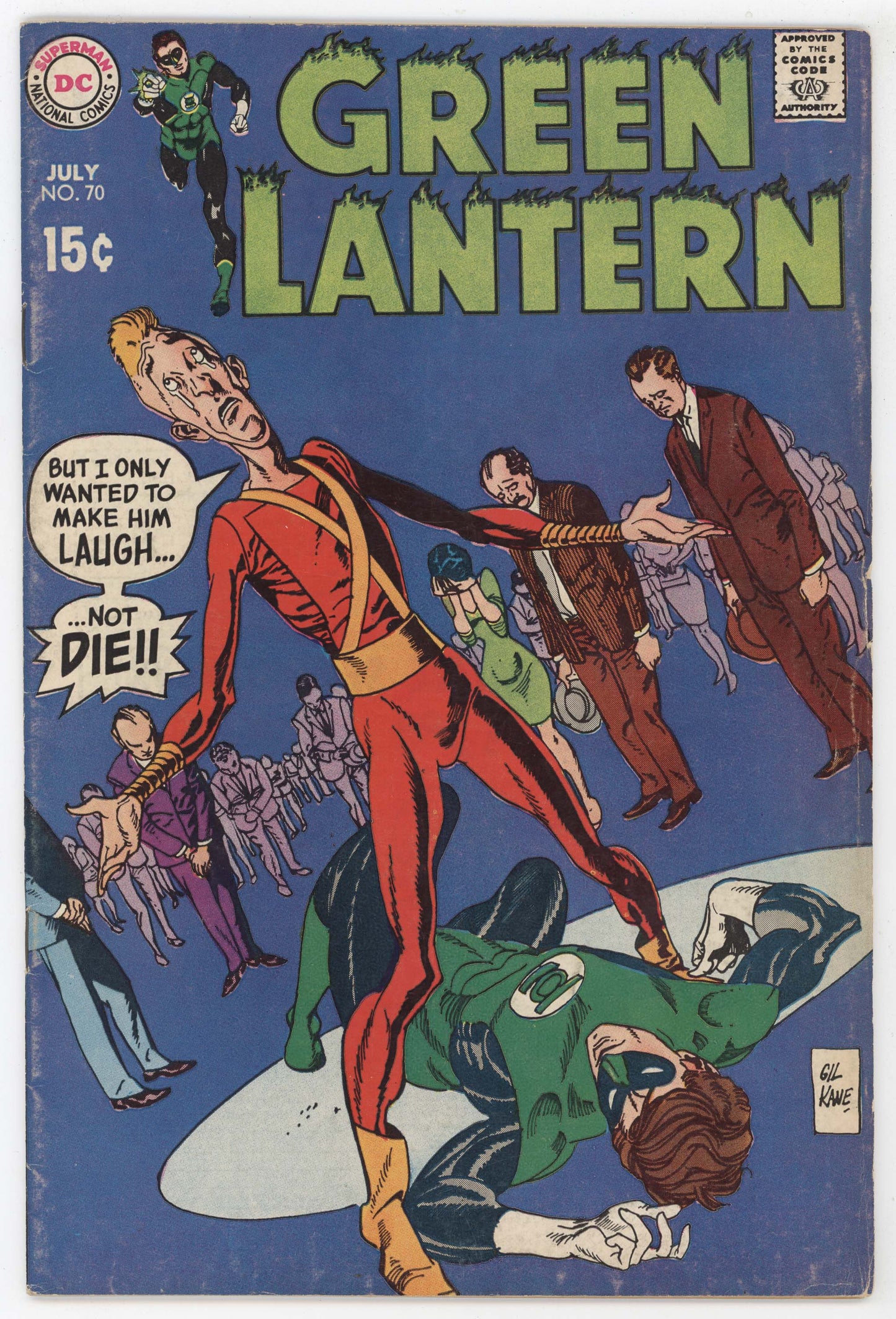 Green Lantern 70 DC 1969 FN Gil Kane John Broome